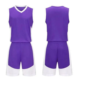 Ensemble d'uniformes de basket-ball d'entraînement respirant pour hommes en gros adultes maillot de basket-ball uniformes de basket-ball de Sublimation complète - Product Image 1