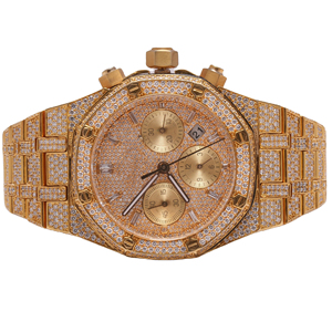 Nouvel arrivage VVS Clarity Moissanite Diamond Quartz Watch Luxury High Quality Hip Hop Branded Iced Out Custom Dials - Product Image 1