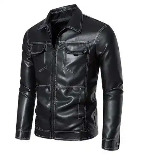 High quality leather jacket new Style Various Color Wholesale Men New Fashion Winter Warm Motorbike Leather Jacket For Men's