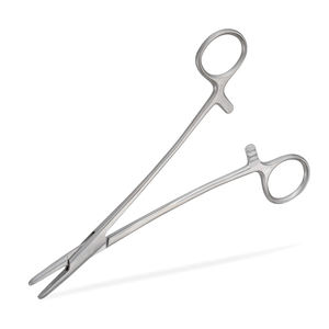 Soporte de aguja de madera de Crile para dentistas, sujeción de trinquete dentado de 16cm, Forceps de bloqueo, hecho en Pakistán, CE ISO PK - Product Image 1