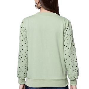 Sweat-shirts d'été en pur coton pour femmes, vente en gros, imprimés, à bas prix, service OEM, légers, 2026 - Product Image 5