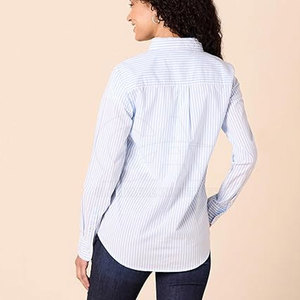 Camisa clásica de mujer con botones, manga larga, informal, a la moda, camisa de mujer con botones y manga larga - Product Image 2