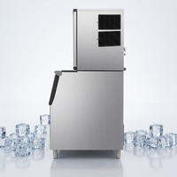 Machine à glaçons automatique commerciale autonome modulaire verticale carrée en acier inoxydable pour hôtels, bars et restaurants