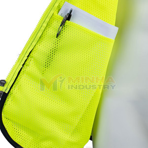 Chaleco de Seguridad Reflectante de Alta Visibilidad para Construcción, Tráfico, Almacén y Trabajo al Aire Libre, Chaleco de Seguridad Ligero de Malla - Product Image 5