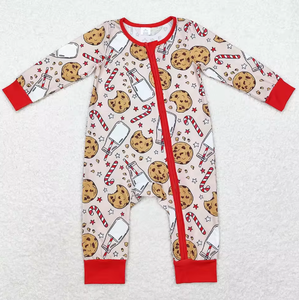 Mono de Manga Larga con Cierre para Bebés Niñas, Diseño de Vaca, Cactus, Estilo Azteca y Occidental, Conjunto de Mono Rosa para Niños - Product Image 3