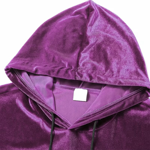 Service OEM Sweats à capuche en velours pour hommes avec poche couleur marron Coupe ajustée Grande taille Street Wear Sweats à capuche pour garçon - Product Image 3