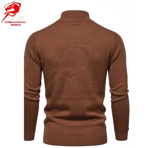 New Arrival Knit <b>Men</b> <b>Turtleneck</b> Sweater Soft Warm Fabric Long Sleeve High Neck Design <b>For</b> Winter Casual Wear And Outdoor Comfort - Product Image 2