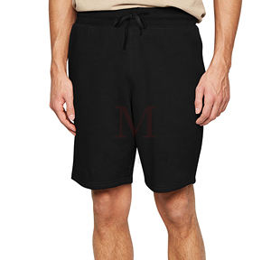 Pantalones cortos de sudor de gimnasio de algodón de lana ecológicos de primera calidad para hombre, Jogger transpirable de secado rápido, logotipo personalizado, estilo callejero no tejido - Product Image 1