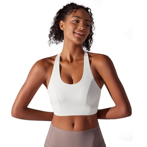 Sujetador deportivo de alto impacto para mujer, sin costuras, cómodo, acolchado, entrenamiento de gimnasia, entrenamiento, Yoga, correr, Fitness, ropa deportiva activa elegante - Product Image 1