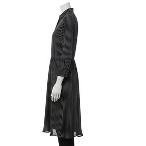 Robe décontractée plissée en crêpe de coton tissu doux et respirant tenue de mode d'été légère et confortable pour les femmes tenue quotidienne - Product Image 4