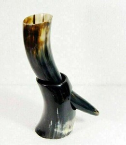 แก้วมักดื่มฮอร์นขนาด13นิ้ววัสดุออร์แกนิกขัดเงาเป็นมิตรต่อสิ่งแวดล้อมสไตล์สัตว์ไวกิ้งแบบดั้งเดิม - Product Image 3