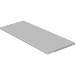 Étagère en acier et aluminium blanc, 800 mm de large x 300 mm de profondeur, système ELEMENT - Product Image 3