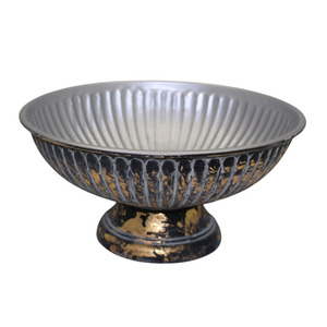 Cuenco redondo de hierro con bronce utilizable para cocina de plato hondo y cuencos de vajilla de mesa que se usan generalmente para comer gachas o sopa - Product Image 3