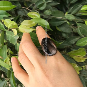 Anneau en corne de buffle de haute qualité accessoire Durable et léger pour hommes et femmes bague pour fête par Falak World Export - Product Image 1