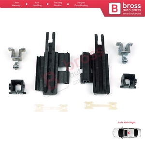 ชุดรางเลื่อนซันรูฟ BSR535+BSR536 8 ชิ้น ชุดคลิปยึดซ้ายขวา สำหรับรถยนต์ซีรีย์ 5 E39 ปี 1996-2003 4/5 ประตู และ X5 E53 ปี 2000-20 - Product Image 2