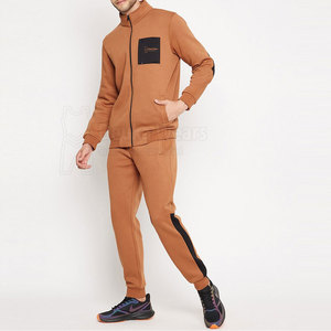 Customized Logo High Quality Lightweight Men's Plus Size Winter Windproof Breathable Eco-Friendly Cotton <b>Polyester</b> <b>Tracksuit</b> - Product Image 2