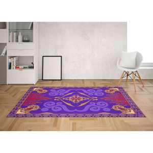 พรมพิมพ์ลายทันสมัย, พรมห้องรับประทานอาหารขนาดใหญ่, พรมห้องเด็ก 3 มิติ พรมสำนักงาน พรมห้องรับแขกสีม่วง พรมงานแต่งงาน, พรมขนนุ่ม - Product Image 1