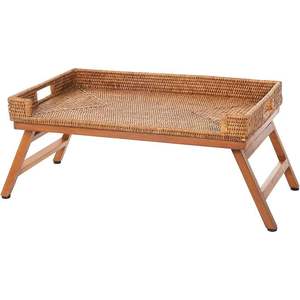 Outil de tournage durable pour plateau de petit déjeuner brun miel pour le service et l'organisation - Product Image 1