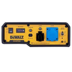 Générateur à châssis ouvert à essence DEWALT DXGNP651E 6,5 kW, démarrage automatique, moteur monocylindre 4 temps 420 cm³, 380 V 60 Hz, courant continu - Product Image 3