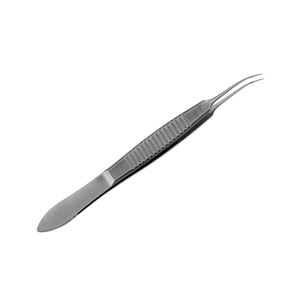 Fórceps quirúrgicos microcurvos profesionales de 4 pulgadas, atado manual, sutura, acero inoxidable, 0,5mm - Product Image 2