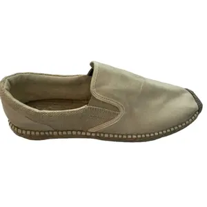 Prezzo di fabbrica diretto espadrillas scarpe di tela Trendy tinta unita abbigliamento donna scarpe basse produttore In India