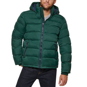 Venta al por mayor de invierno personalizado mantener caliente chaquetas de invierno de talla grande Abrigo con capucha hombres chaqueta acolchada suave chaqueta acolchada - Product Image 1