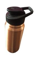 Bouteille d'eau en cuivre pur écologique de 650 ml, récipient à boire, vaisselle en cuivre pur d'Inde