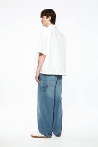 Nouveau pantalon de jogging en toile High Street bon marché 100% coton pantalon lourd pour hommes de coupe régulière - Product Image 4