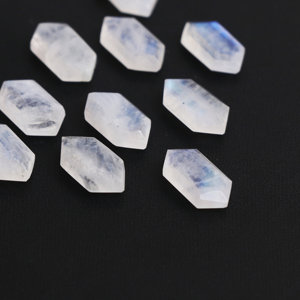 Or Wire Wrap Jewelry Making Supply Rainbow Natural Moonstone Rough Loose Designer Gemstone Cabochons Wholesale Lot for Pendant - Product Image 3