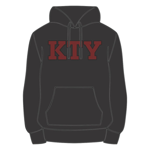 KAP Sudadera con capucha negra Mezcla de algodón Premium Ropa de fraternidad griega Ropa personalizada Divine Nine HBCU Greek Life Ropa informal - Product Image 2