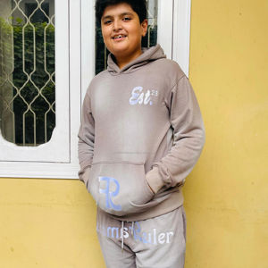 Conjuntos de sudaderas y pantalones cortos Vintage de alta calidad, jersey con capucha bordada con lavado ácido, chándal desteñido al sol de algodón de Hip Hop - Product Image 1