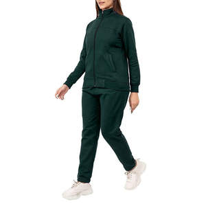 Ensemble de survêtement pour femme Matériau en coton doux Tenue deux pièces sur mesure pour un usage décontracté et quotidien Survêtement confortable - Product Image 5