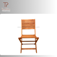 Chaise pliante en pin massif la plus vendue, au design contemporain, portable pour chambre, cour, parc, hôtel et villa - OEM