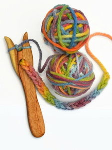 Ecológico indio madera Lucet hacer joyería tejer herramientas trenza herramienta madera tenedor trenzado mejor precio - Product Image 3