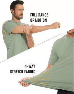 Logo personnalisé imprimé 180gsm 100% coton T-shirt uni pour hommes à manches courtes avec impression numérique Polyester Coton Matériel - Product Image 1