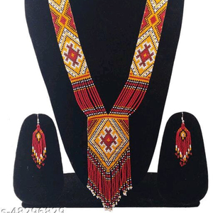 Colliers de perles de rocaille en verre sur mesure avec boucles d'oreilles assorties avec motifs floraux Bracelet de perles pour femmes BOHEMIA