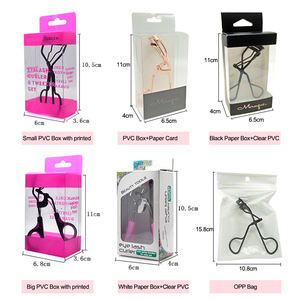 Rizador de pestañas de acero inoxidable con agarre cómodo de alta calidad y logotipo personalizado, herramienta de maquillaje portátil con función de belleza - Product Image 6