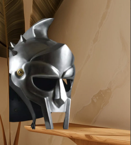 Gladiador Maximus Medieval Armor Casco Caballero Espartano Casco Griego Esparta Antiguo Romano Corintio Acero - Product Image 1