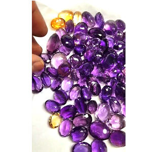 86ชิ้นพลอยสีม่วงธรรมชาติ10มม. ถึง20มม. พลอยรูปไข่986 CTS Lot iroc ขายคุณภาพสูง katela อัญมณีหลวมตัด $เรา237 - Product Image 1