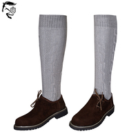 Chaussettes de sport décontractées bavaroises Oktoberfest de haute qualité toutes couleurs pour hommes avec logo sur le bas, antibactériennes