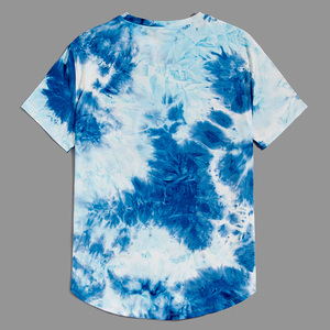 OEM para hombre tie Dye verano Camisetas tela de algodón transpirable logotipo personalizado impresión y etiqueta privada servicio disponible - Product Image 2