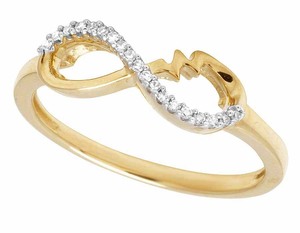 Elegant <b>Infinity</b> Style Round Diamond Ring for Women with Moissanite Diamond S925 Silver Ring for Women Custom Jewelry - Product Image 2