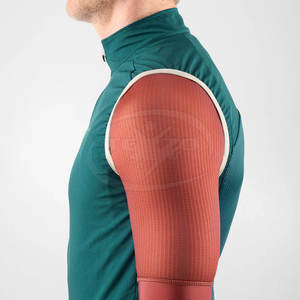 Gilet de cyclisme respirant en polyester 100% pour hommes avec noms d'équipe personnalisés et service OEM - Product Image 6