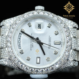 Montre pour homme de luxe Hip Hop, bracelet en acier inoxydable de haute qualité, style tendance, sertie de diamants en moissanite, style luxueux - Product Image 2