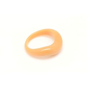 Bague tendance en résine acrylique multicolore, faite à la main, avec motif ange, pour femmes et filles, légère, unisexe - Product Image 3