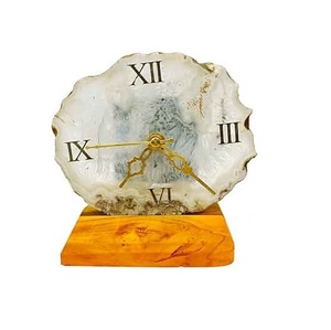 Fastest Selling Product Wholesale Direct Factory Price Metal <b>Cycle</b> Table Clock with Pen <b>Stand</b> for Office Available at Low Cost - Product Image 2