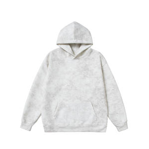 Sudadera con Capucha de Invierno para Hombre, de Algodón 100%, Gruesa, Extra Grande, con Pedrería, Bordada, de Alta Calidad, Venta al Por Mayor de Fábrica - Product Image 3