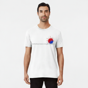 เสื้อยืดคอตตอน 100% พิมพ์โลโก้ได้ตามต้องการ เสื้อยืดเปล่าคุณภาพสูง 180gsm ผู้ผลิตเสื้อยืดคอตตอน ยูนิเซ็กส์ แขนสั้น สวมใส่สบาย - Product Image 6