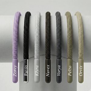 Cordones Trenzados de 8 Hilos con Aglets, 100% Algodón Ecológico, con Logotipo Personalizado |   Bolsas para Ropa y Zapatos OEM/ODM |   Impresión de Logotipos en Tejido al por Mayor - Product Image 1