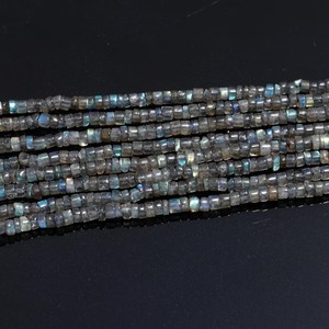 Labradorita de alta calidad suave Heishi neumático Rondelle Cuentas 4-5mm rueda de piedra suelta corte cuentas de piedras preciosas sueltas para la fabricación de joyas - Product Image 4